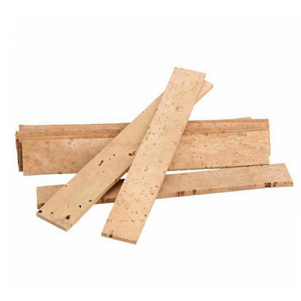 3x Wood Clarinet Natural Neck Cork Sheet Bb Clarinet Accessory 81 x 11 x 2mm