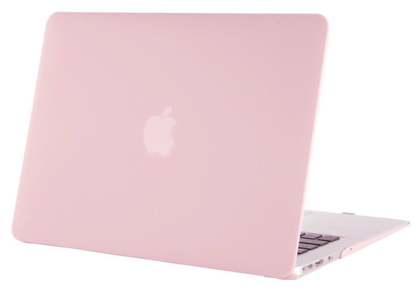 Mosiso duro caso capa sólida para macbook air 11 2017 2016 2015 2014 2013 a1465 a1370 mac ar netbbook coque capa acessórios: Baby Pink