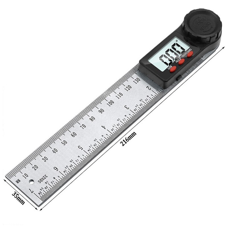 Digital Protractor Angle Ruler 200mm 8 Inch Angle ... – Grandado