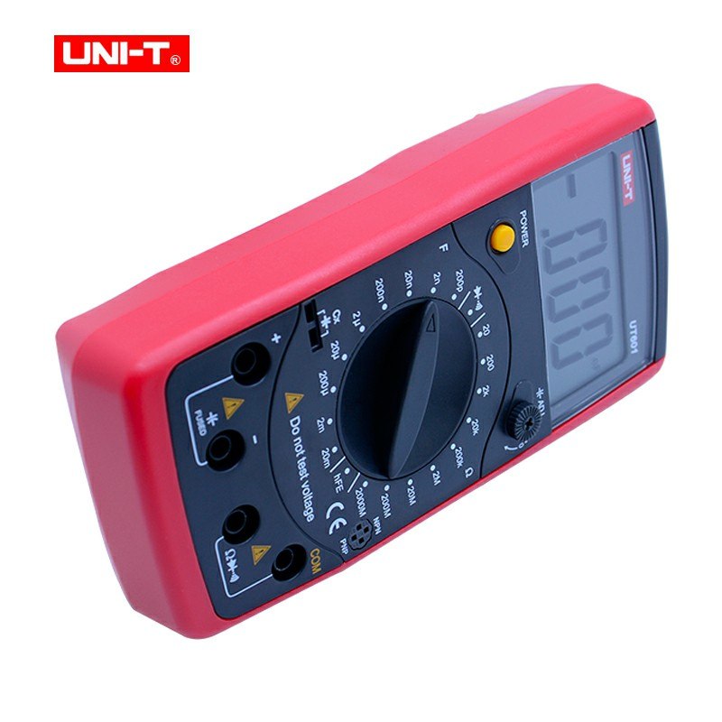 UNI-T UT601 Digital Capacitance Resistance tester 2000 count Ohmmeters Capacitor Resistor w/Diode & Continuity Buzzer