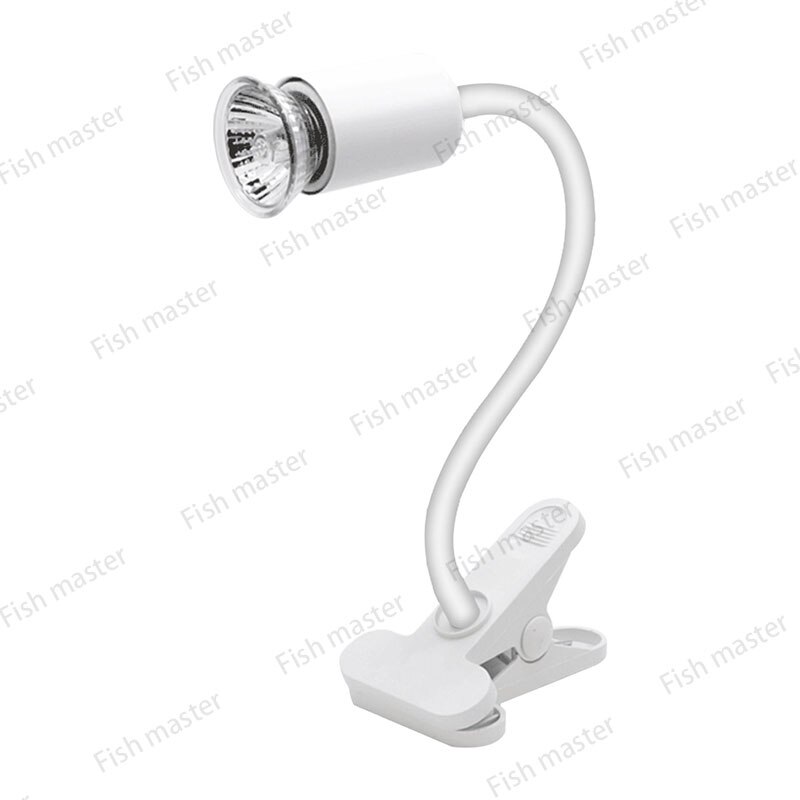 Reptile Heat Lamp UVB Basking Light Bulb Holder 35/50W Clip-on Aquarium Amphibians Turtle Tortoise Spider Lizard Frog Hedgehog