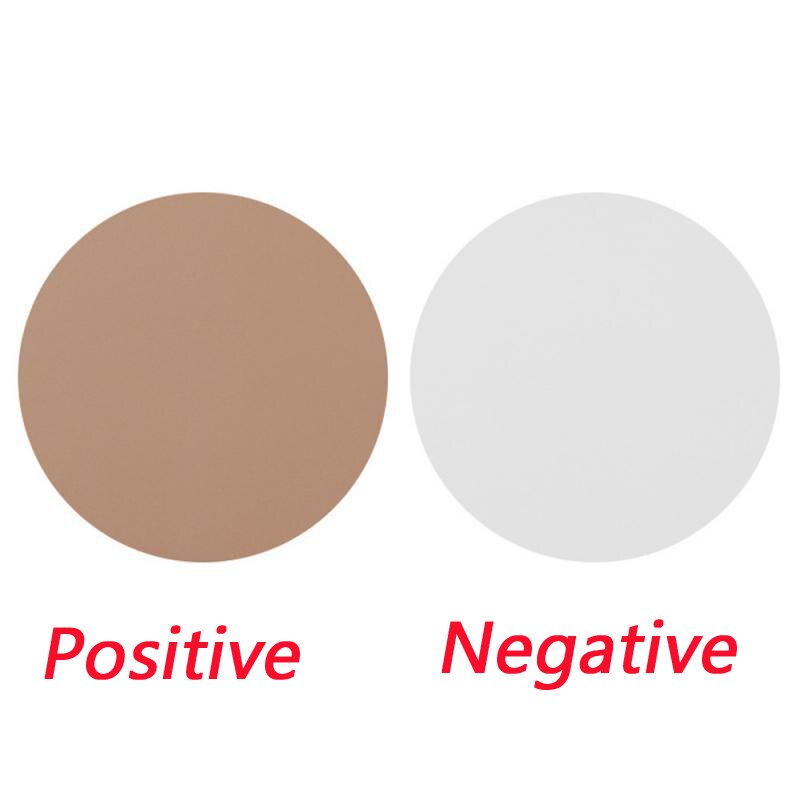 Double-sided Mouse Pad Waterproof PU Leather Round Shape Mousepads Desk Mat Office Gaming Mouse Pad For Laptop Compute: 08