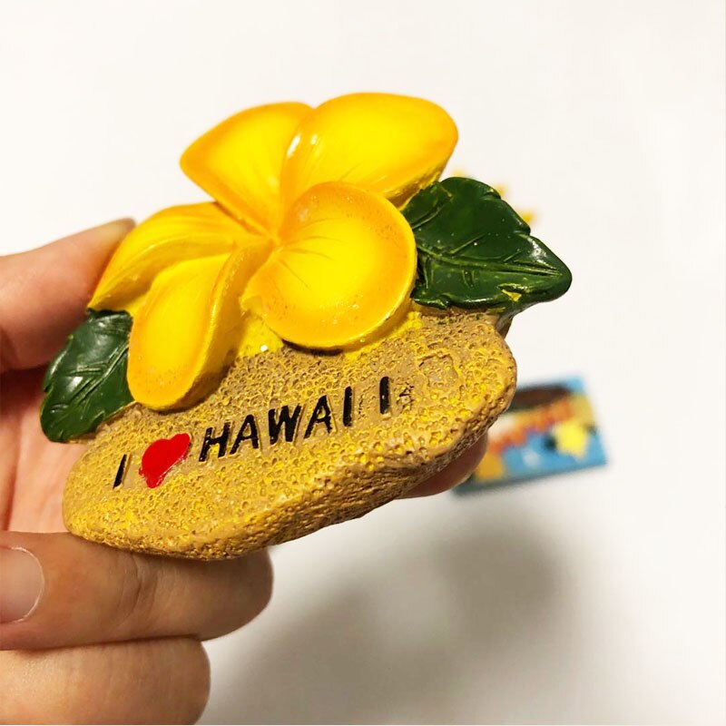 Imanes de nevera de Ibiza, Benldorm, Hawaii, Sevilla, ventilador de flores, pegatina magnética para nevera, recuerdo de viaje mundial