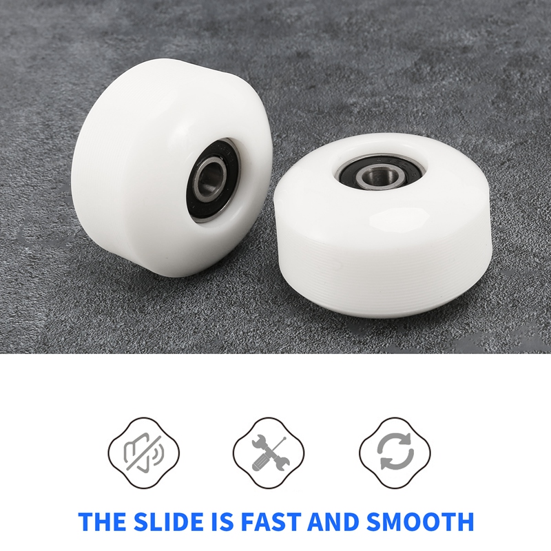 NALFI-skateboardwielen met lagers 52X30mm Straat PU-wielen Skateboardonderdelen Cruiser Longboard-wielen (set van 4)