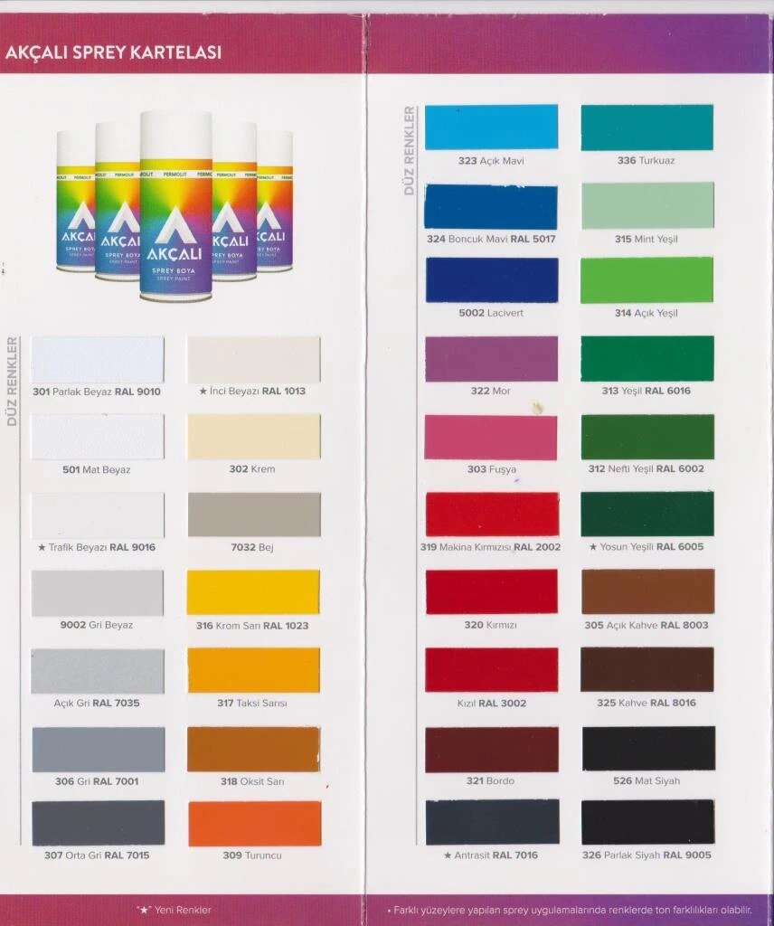 Akçalı GLOSSY LACQUER Spray 400ml - 000