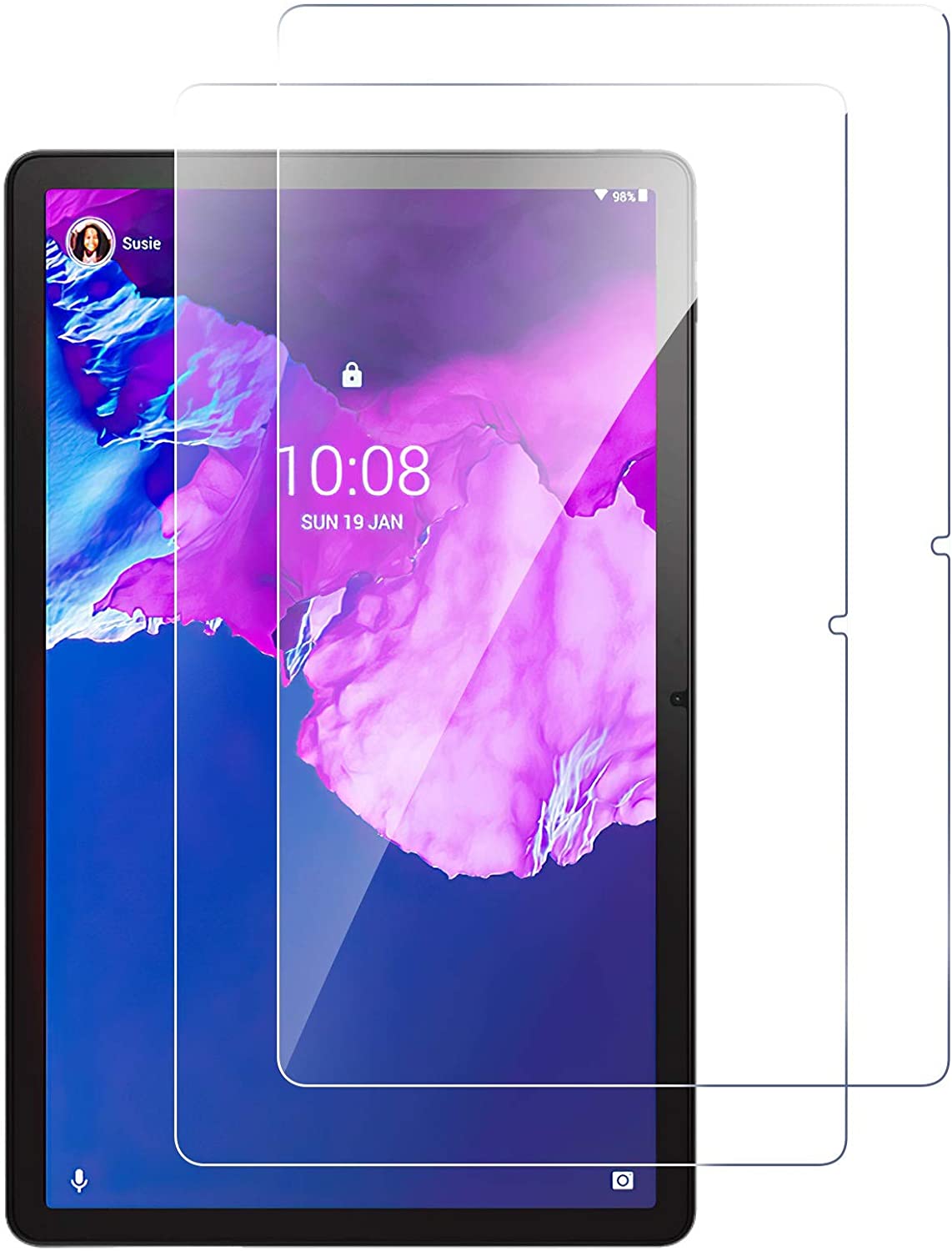 Nowe etui do Huawei Matepad T10S 2020 10.1 cal Case AGS3-L09/AGS3-W09 MatePad T10 10.1 dzieci case stojak silikonowy odporny na wstrząsy okładka: 2pcs Tempered Glass / Matepad T10S 2020