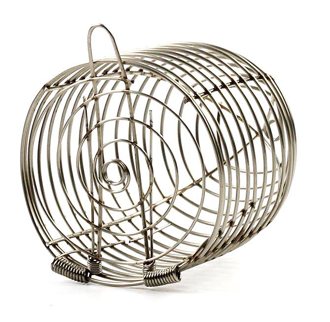 Stainless Steel Shrimp Aquarium Feeder Cage Dry Spinach Food Bottom Basket Aqaurium Shrimp Bottom Feeder For Fish Floating Food: Default Title