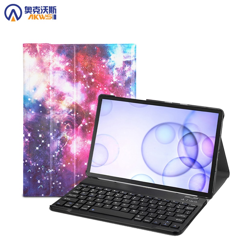 Clavier étui pour samsung Galaxy Tab S6 10.5 T860 T865 SM-T860 SM-T865 Clavier amovible étui pour samsung Onglet S6 couverture