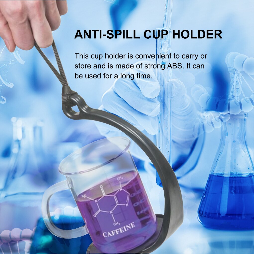 Spill Stopper Lid Coffee Tea Cup SpillNot Coaster Never Spill SpillNot Handle Over The Cup Artifact