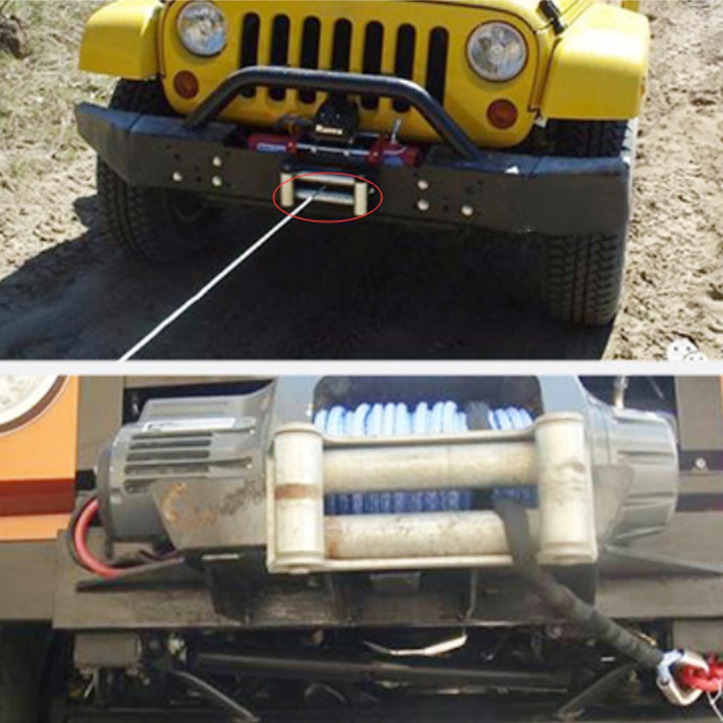 Winch Wire Rope Roller Fairlead Cable Lead Guide for 3500-lb ATV/UTV Winches