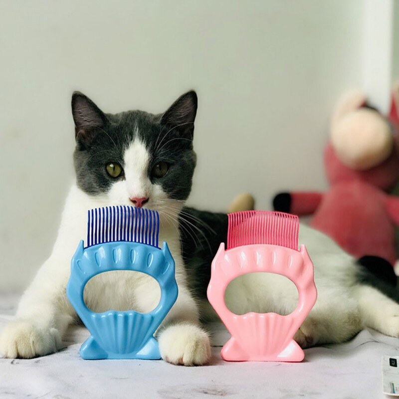 Shell-Shaped Pet Comb Removal Of Floating Hair Hair Removal Open Knot Smooth Hair Comb Cat And Dog Hair Care Tools