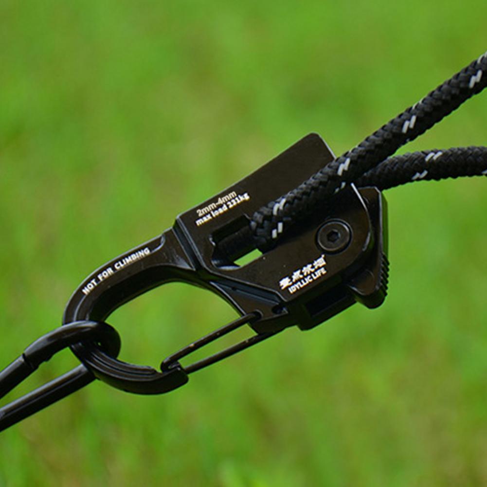 Tendeur de corde de tente de Camping, fixation rapide, boucle de tente, tendeur de cordon extérieur, réglage du cordon, ajusteur de corde