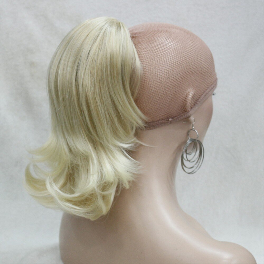 Strong Beauty 12" Natural curly Dual Use Claw Jaw Pony tail Clip In Synthetic Ponytail Hair Extension