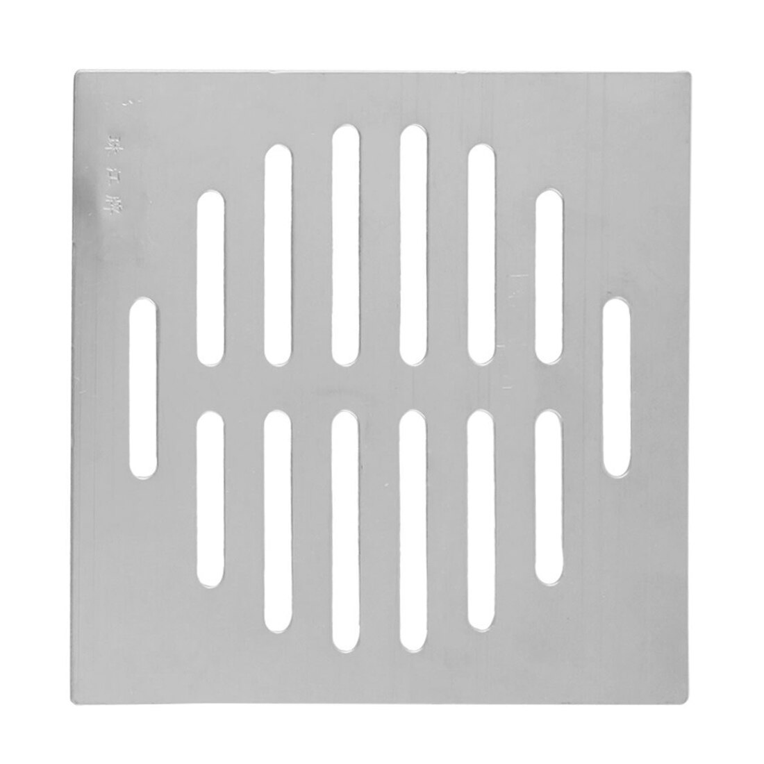 Home Bathroom Supplies Silver Tone Square Stainless Steel Floor Drain Cover