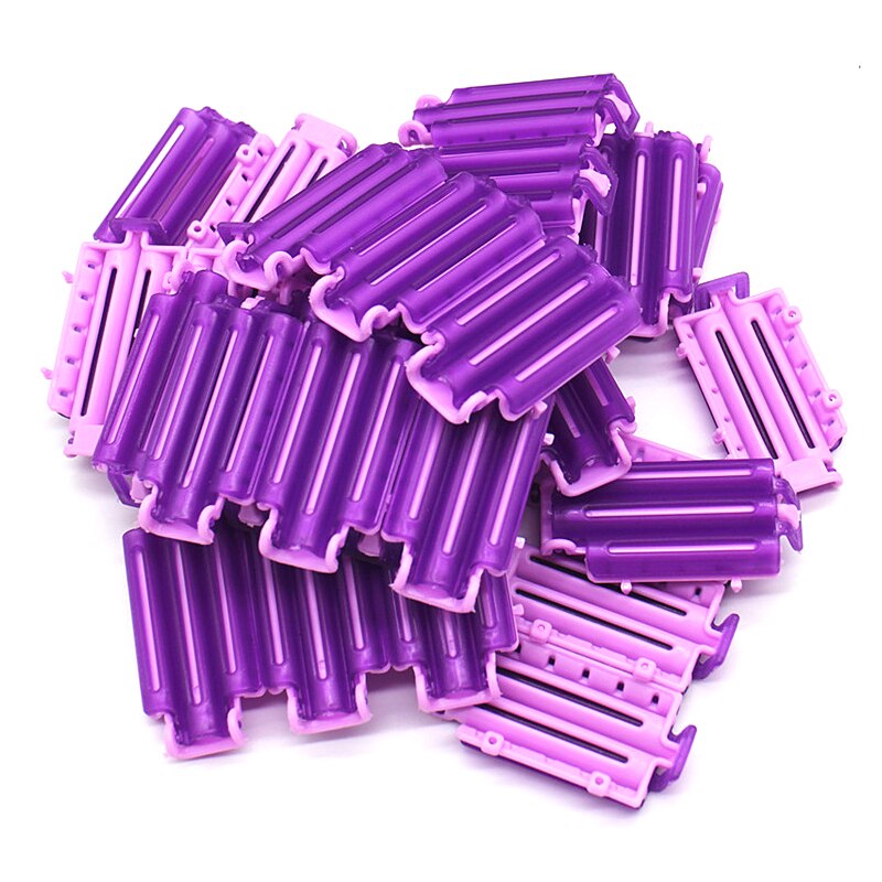 45pcs Hair Rollers Root Fluffy Clamps Wave Perm Rod DIY Bars Corn Clips Corrugation Hair Curler Hairdressing Styling Tool: Default Title