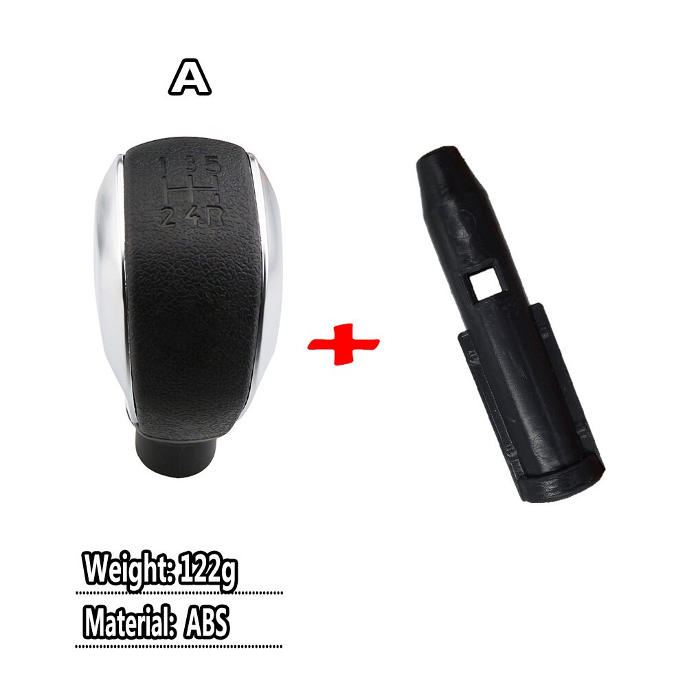 MT 5 Geschwindigkeit Schaltknauf für Peugeot 306 406 307 308 407 106 206 107 207 301 605 807 3008 5008 Partner für Citroen C2 C3: C