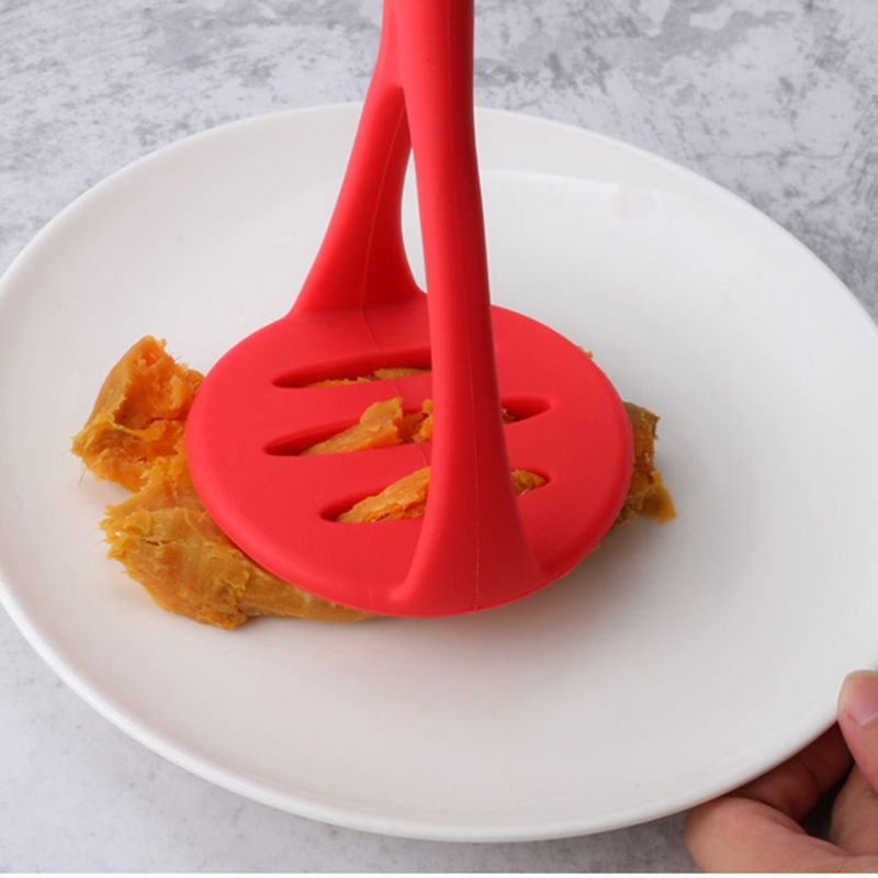 Silicone Potato Pressure Mud Mashed Potato Pressed Masher For Sweet Fruit Family Hotel Restaurant Use