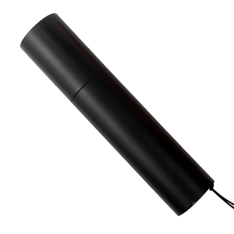 2 in 1 hauska kissanpentu kissa kissa sammaleen tunnistus punainen uv-valo osoitin usb ladattava lemmikkilelu: Musta