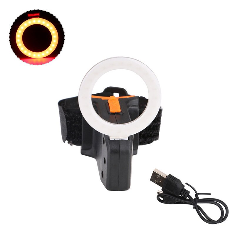 Multi Verlichting Modes Fietslicht USB Charge Led Bike Light Flash Staart Achter Fiets Verlichting voor Bergen Bike Zadelpen 7