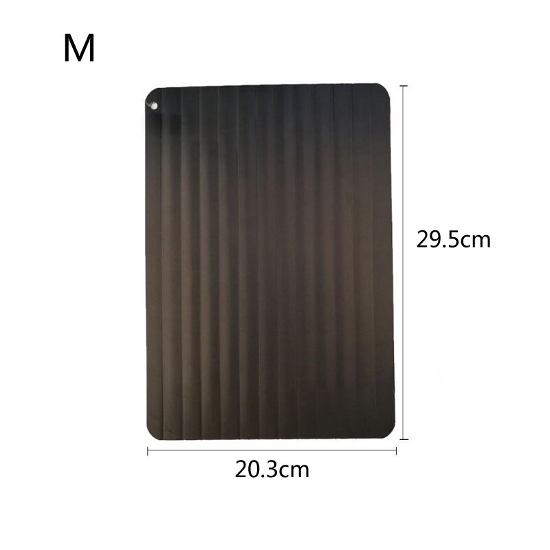 Kitchen Accessories Tools Gadgets Defrost Tray Quickly Fast Rapid Thawing Frozen Meat Magic Metal Plate Thawing Tray Defroster: M