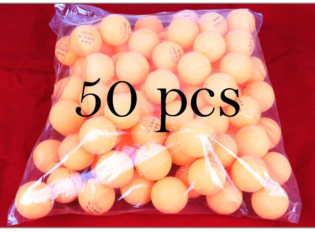 50/100pcs/pack 3-Star 40mm 2.8g Table Tennis Ping pong Ball White Orange Amateur Advanced Training competition Ball: orange 50 pieces