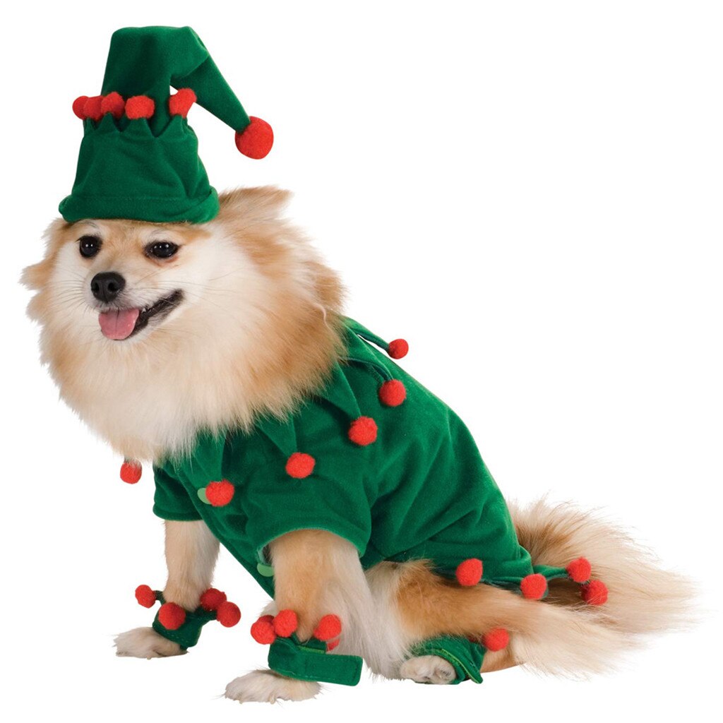 Hond Kerst Kat Grappige kostuums Stijl Mode Kat Hond Kleding Ondersteuning