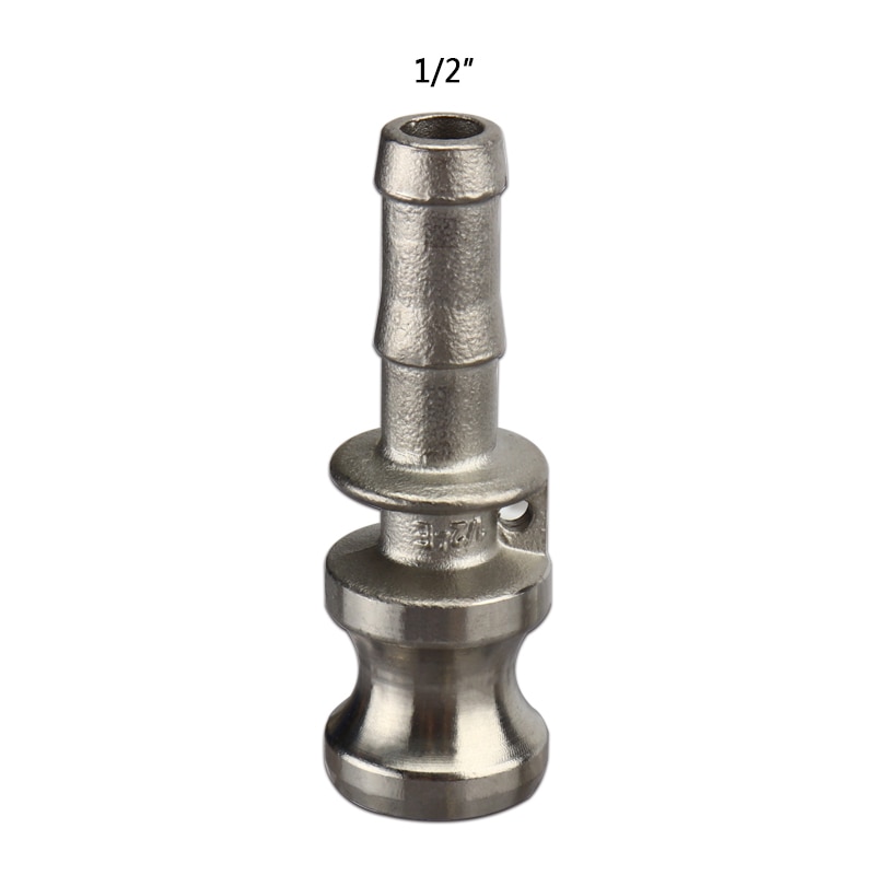 316 Stainless Steel 1/2" Camlock Quick Disconnect Cam & Groove Fitting Homebrew Beer Pump Pipe Fitting