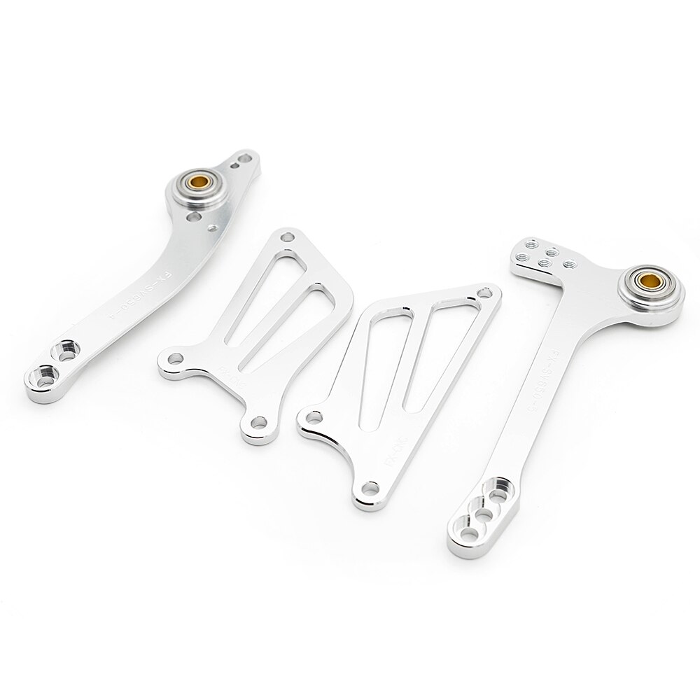 For Suzuki SV650 SV650S SV 650 Aluminum Motorcycle Rearset Footrest Footpeg Brake Gear Shift Shifter Lever + Wing