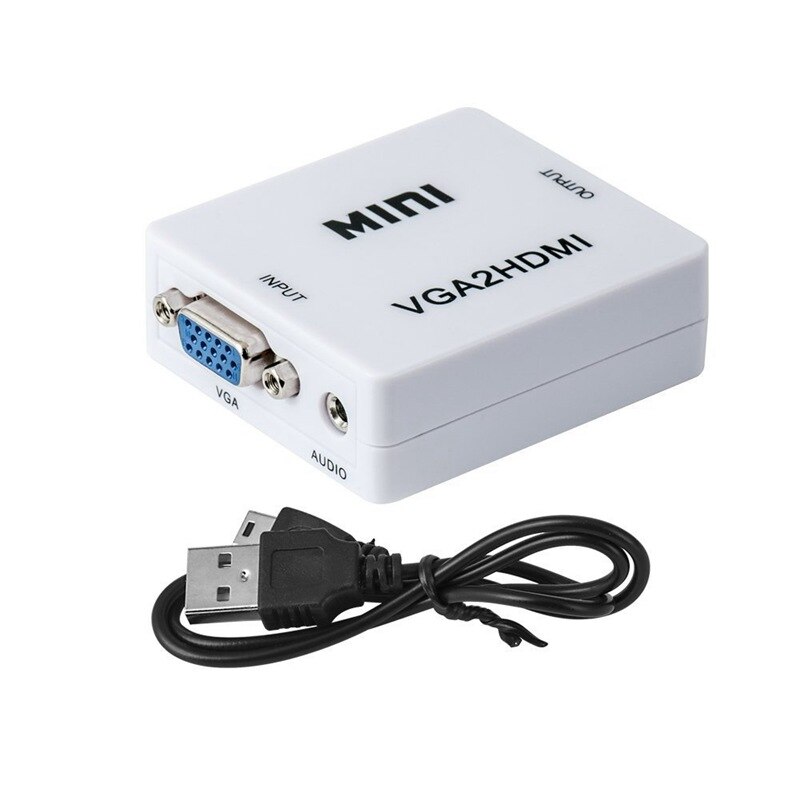 Hdmi Naar Vga Male Naar Vrouwelijke Adapter Kabel Met O Poort