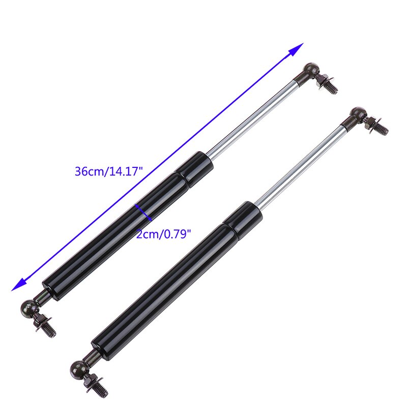Set Tailgate Gas Struts Kit Accessories Shock Exterior Metal For Nissan Navarra D23 NP300 14-18