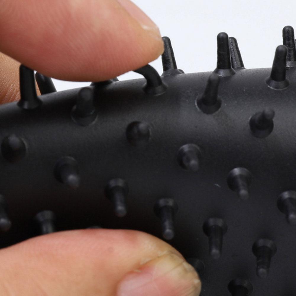 Guantes de aseo para mascotas, cepillo de Limpieza del cabello para perros y gatos, peine de goma negra, guante desodorizante con cinco dedos para mascotas, para perros y gatos,