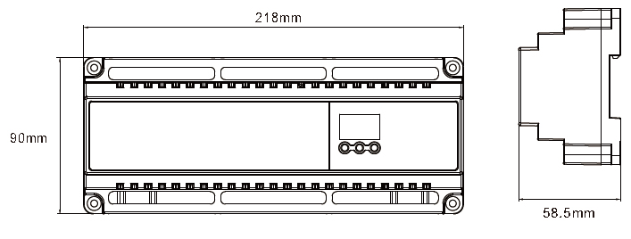 Led DMX512 Decoder Constant Voltage DC12V -24V 5A*24CH output LED display DIY Setting Address RJ45 24 channels DMX decoder