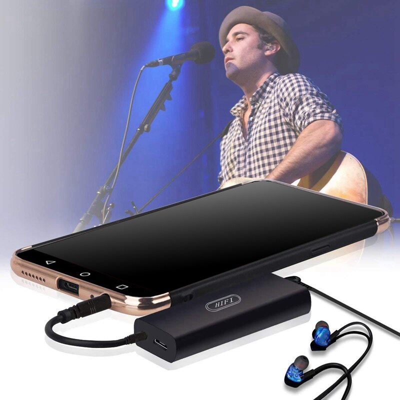 HiFi Headphone Amplifier Portable Stereo Headphone AMP Rechargeable O Amplifier 3.5mm