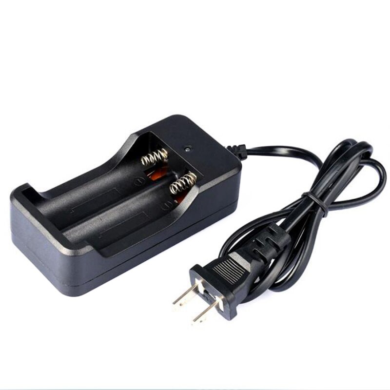 Eu au oss uk dobbel batterilader til 18650 li- ion batteri 4.2v dobbel spor plugg lader til ledet lommelykt