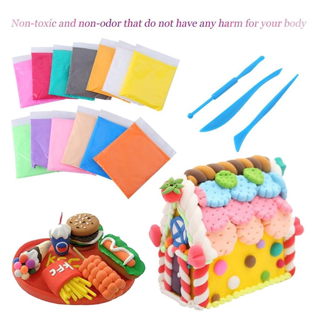 24 colori 24 pezzi bambini che imparano il modello in polimero morbido