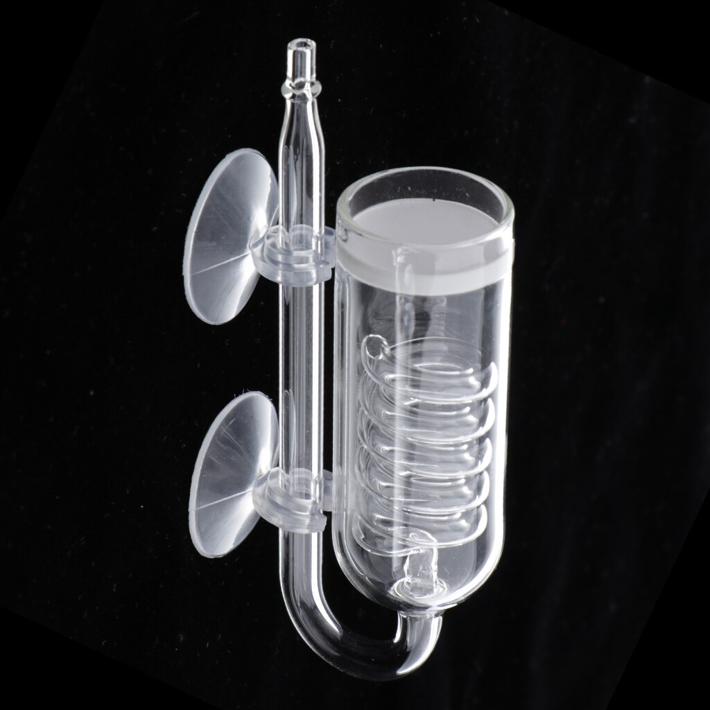 Aquarium Transparent Glass CO2 Diffuser Plants Solenoid Regulator Atomizer