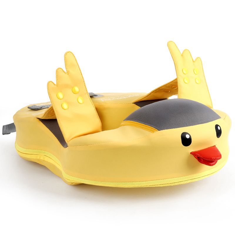 Mambobaby Baby Float Taille Zwemmen Ring Kids Non Opblaasbare Boei Zwemmen Trainer Kind Drijft Voor Strand Zwembaden Speelgoed Accessoires: PU yellow duck