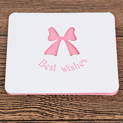 10pcs Hollowed out animal greeting Card wish card envelope For DIY Festival Greet Cards Stationery Supplies: best wishes