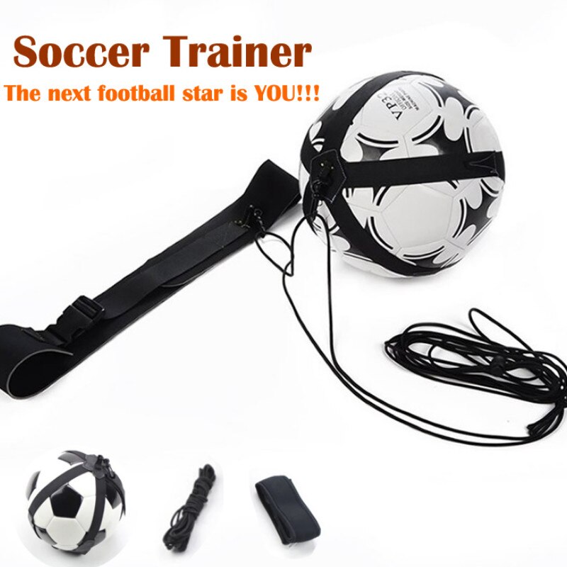 Football Soccer Kick Trainer Hands Free Solo Soccer Training Belt Training Aid for Kids Children Adults Practice Exercises Train