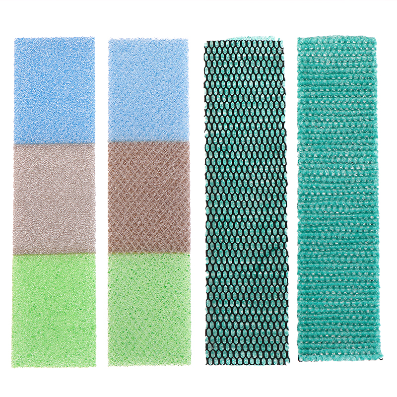 Filtro de algodón para aire acondicionado Gree, 2 piezas, para salud, malla azul, verde, negra