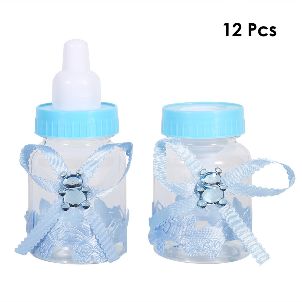 Meisje jongen babyshower decoraties chocolade snoep fles doop bedankjes kerst halloween verjaardagsfeestje doos doos 12 stuks