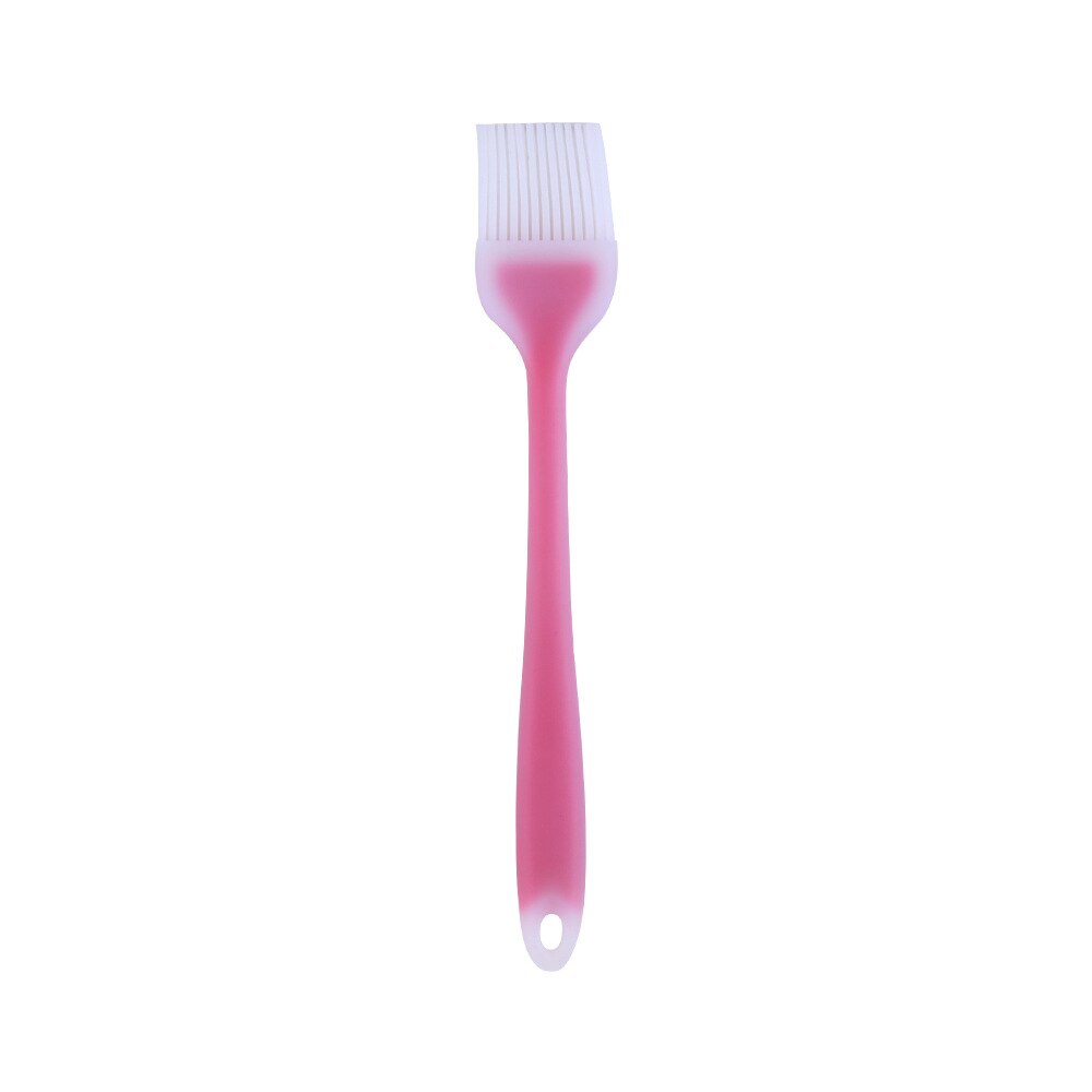 Baking Tools 21cm Translucent Small Silicone BBQ Brush you sao DIY Cake Tools Silicone Brush: Red