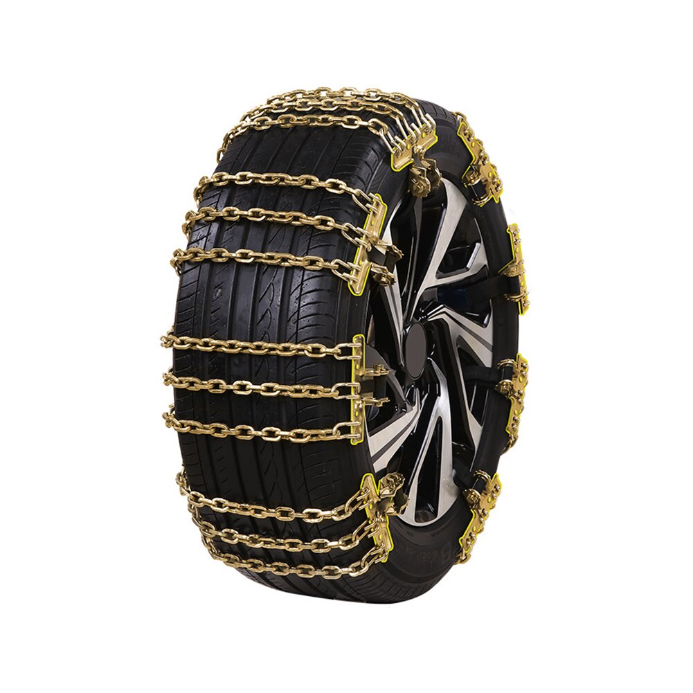 Anti Skid Winter Snow Chain Safety 3 Ropes Adjustable Universal Truck Car Tire Manganese Steel Emergency Outdoor Wear Resistance
