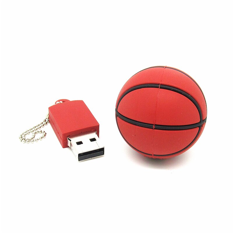 Pendrive de silicona con dibujos de fútbol, baloncesto, fútbol, tenis, 4GB, 8 GB, 16 GB, 32 GB