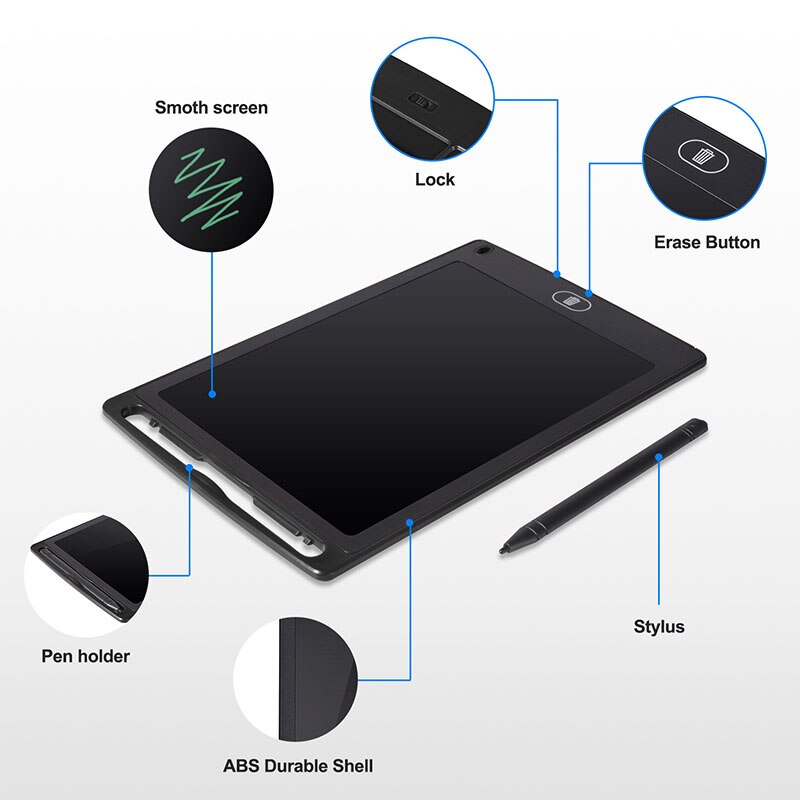 LCD Handwriting Board 8.5 inch Electronic Drawing Board Digital Graphic Writing Tablet Electronic Handwriting Pad Board+Pen