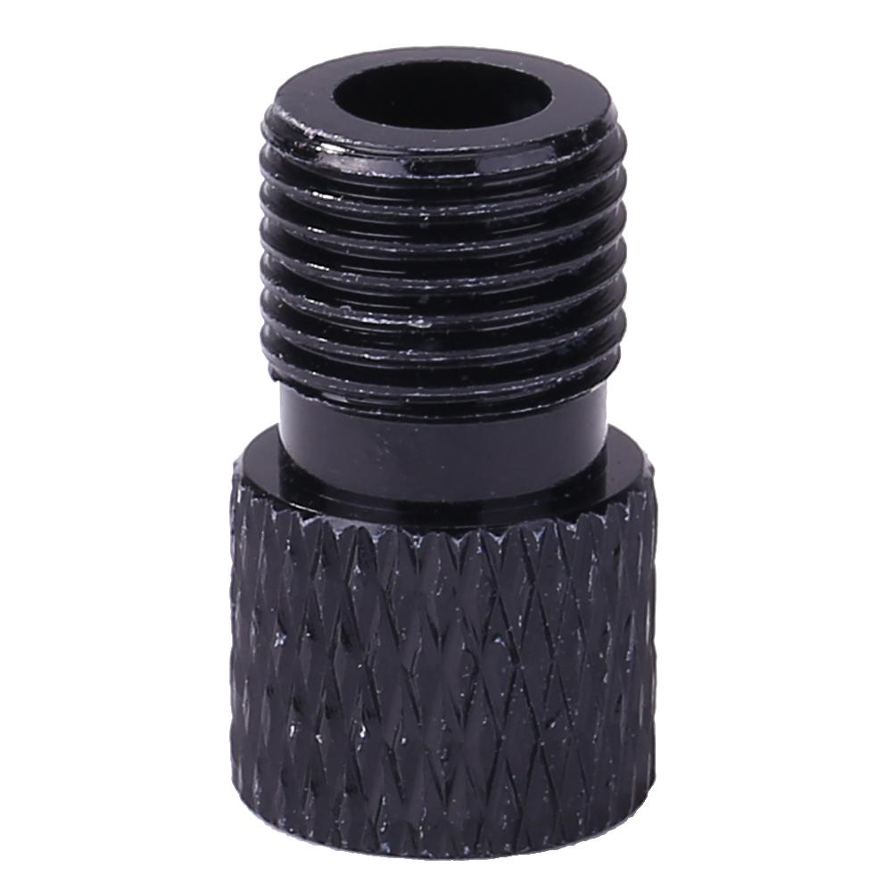Bike Schrader Valve Adapter Portable Fixed Gear MTB Bike Presta to Schrader Valve Adapter Cycling Tire Tube Tools: Black