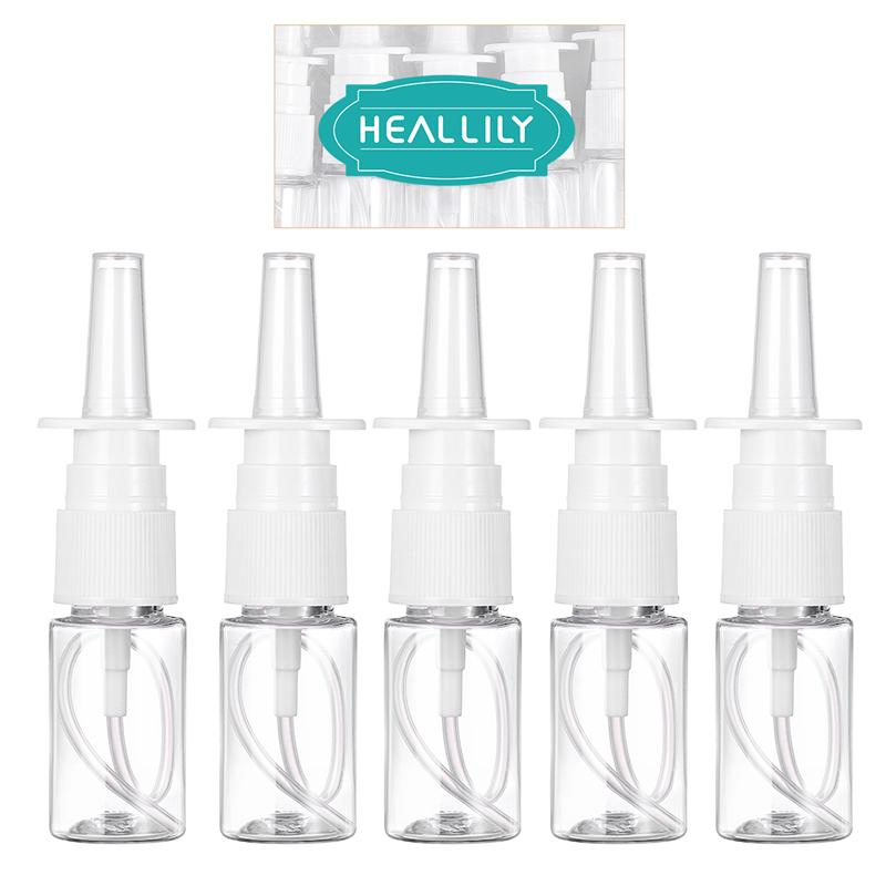5 Pcs Nasal Sprayer Bottles Refillable Fine Mist Bottles Spray Bottles for Bar