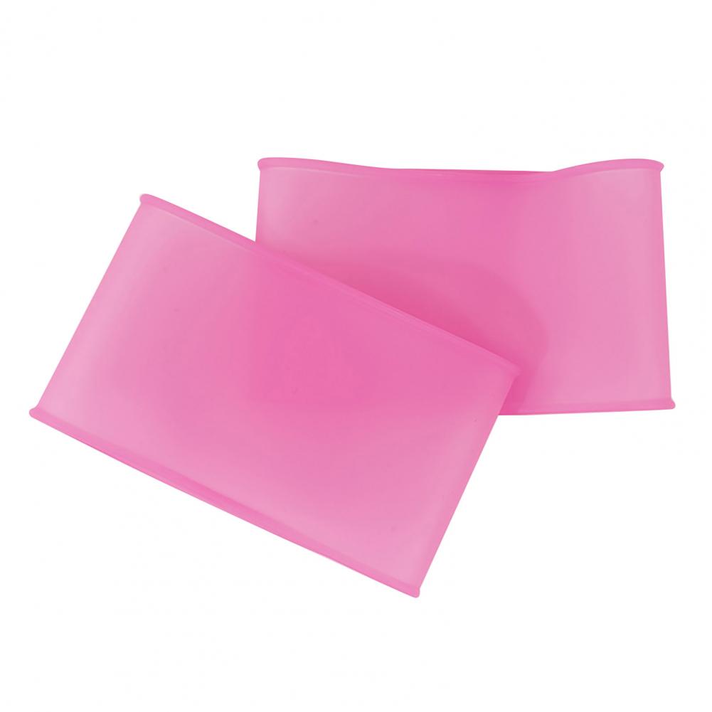 Fußball Schienbeinschutz Gurt Silikon Bein Band Legging Schienbeinschutz Riemen Knöchelschutz Fußball Elastische Silikon Schienbeinschoner: L / Rosa