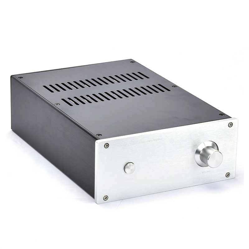 Tokban Audio JC229-3 220*90*311mm All Aluminium Power Amplifier Chassis Enclosure DIY HIFI Amp Case Shell: Silver