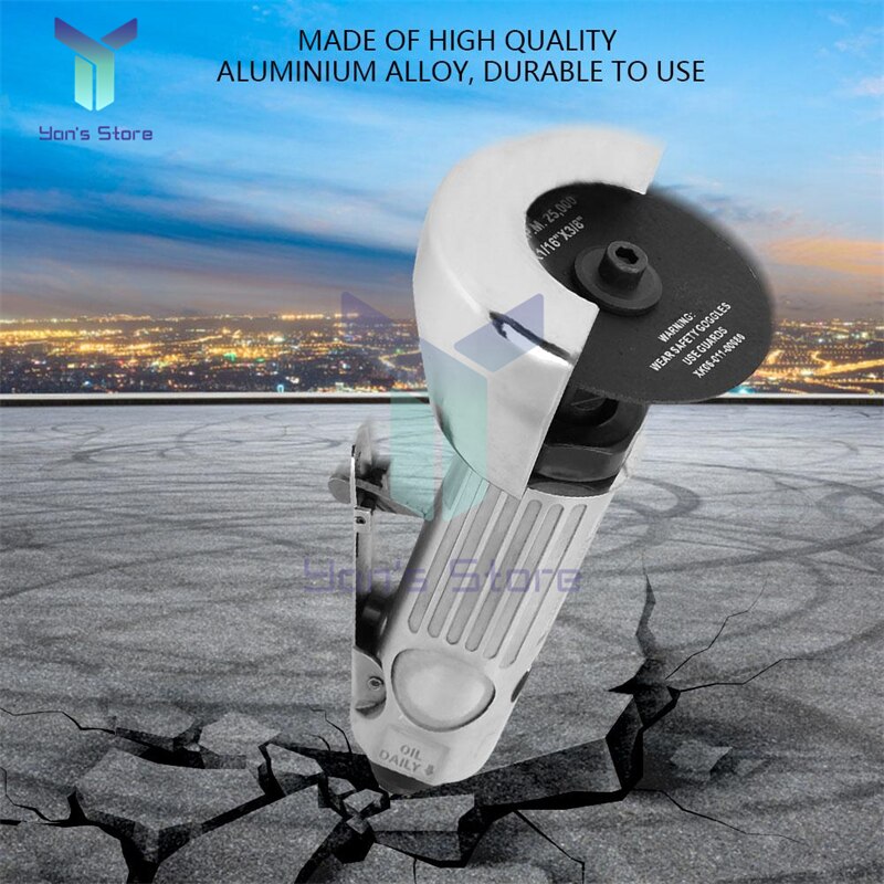 Pneumatic Metal Cutting Machine Cut Off Grinders Adjustable Round High Speed Sanding Pad Air Cutter Pneumatic Cutting Machine